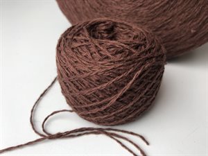 100% cashmere - varm choko, sælges pr. gram